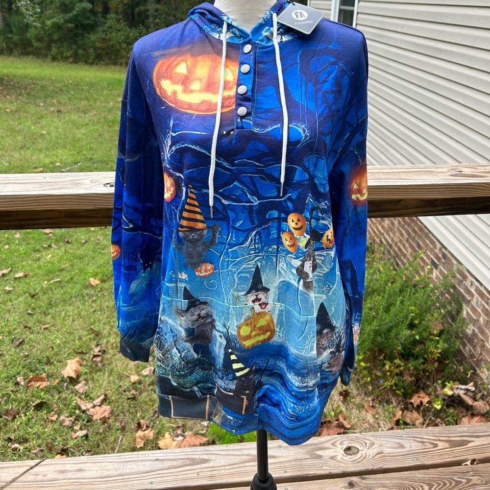 Faroro Women’s Halloween Hoodie/Shirt Pullover.